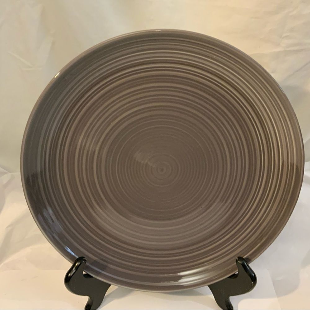 Denby 1809 swirl Dinner Plate Microwave Freezer Dishwasher and Oven Safe A9